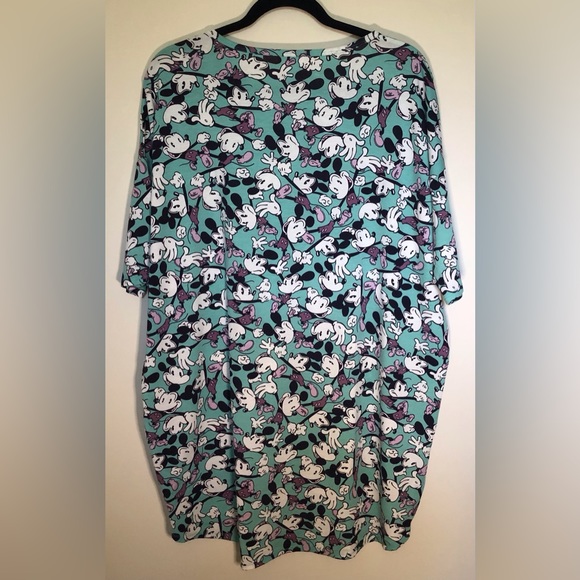LuLaRoe Irma Tunic top L Mickey Mouse Disney - Picture 3 of 5